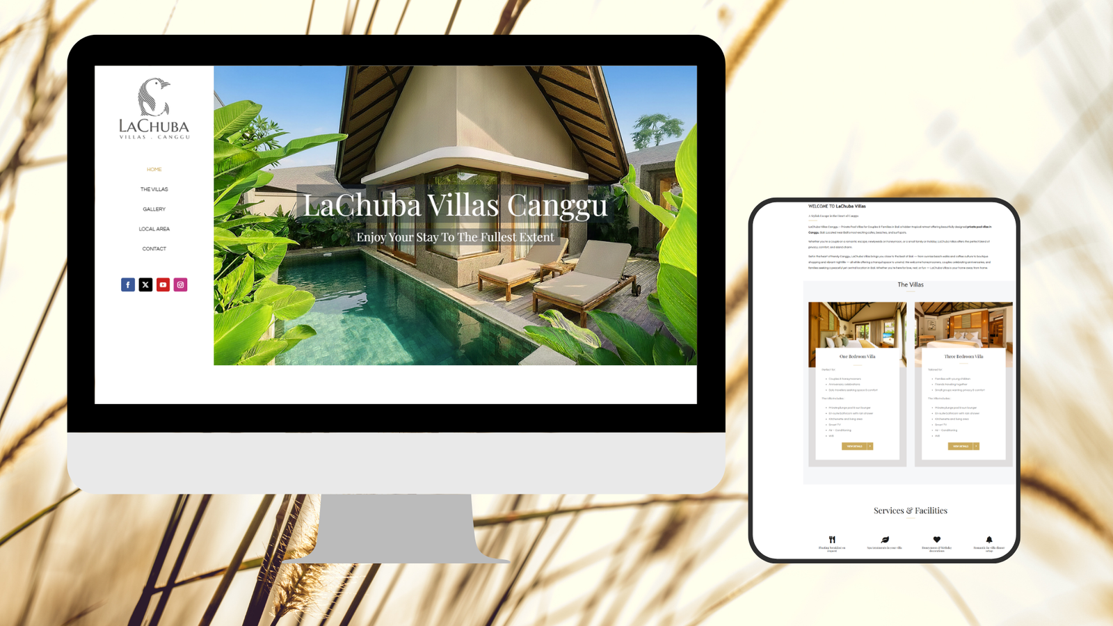 Lachuba villas letzgrow-lachubavillascanggucom-webdesign