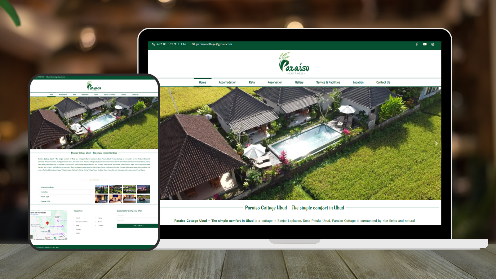 Paraiso Cottage Ubud letzgrow-paraisocottages.com-webdesign